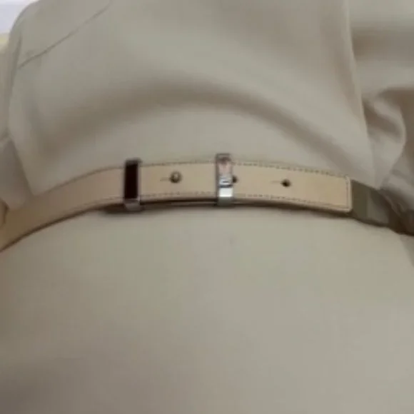 Women’s leather belt white worth New York Worth | Accessories | Worth Womans Leather White Belt Sz S  main image 4